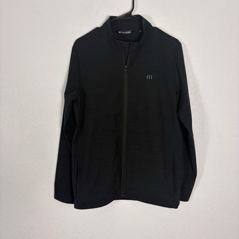 Travis Mathew Black Zip Up Golf Jacket Men's Small
